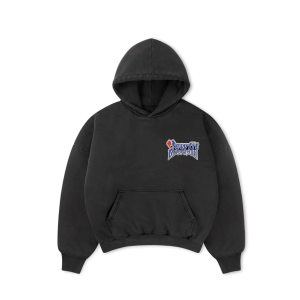 oversized hoodie washed charcoal